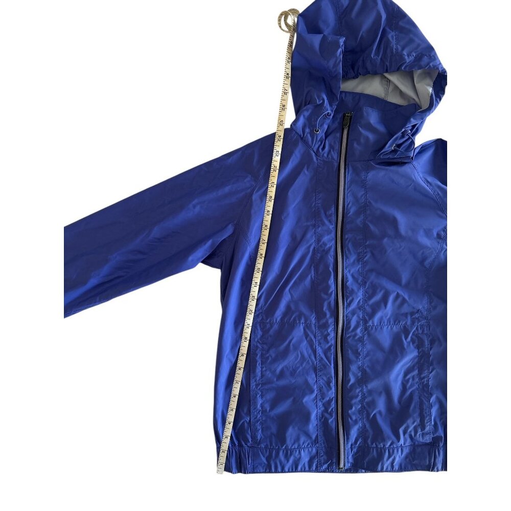 Columbia Womens Blue Lightweight Hooded Windbreaker Jacket Rain Hiking S READ - Picture 9 of 11